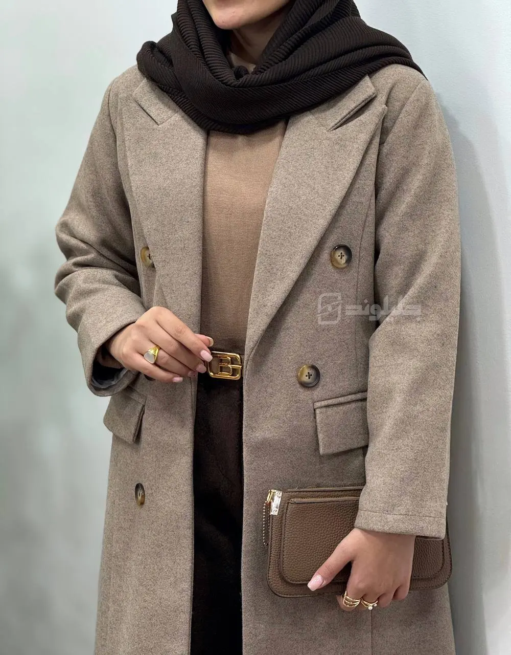 پالتو فوتر آستردار بلند راحیل